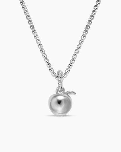 David Yurman Petite Apple Amulet in Sterling Silver, 10mm David Yurman Women’s