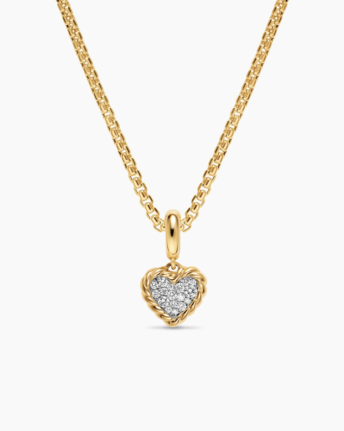 David Yurman Petite DY Elements Heart Plate Pendant David Yurman Women’s