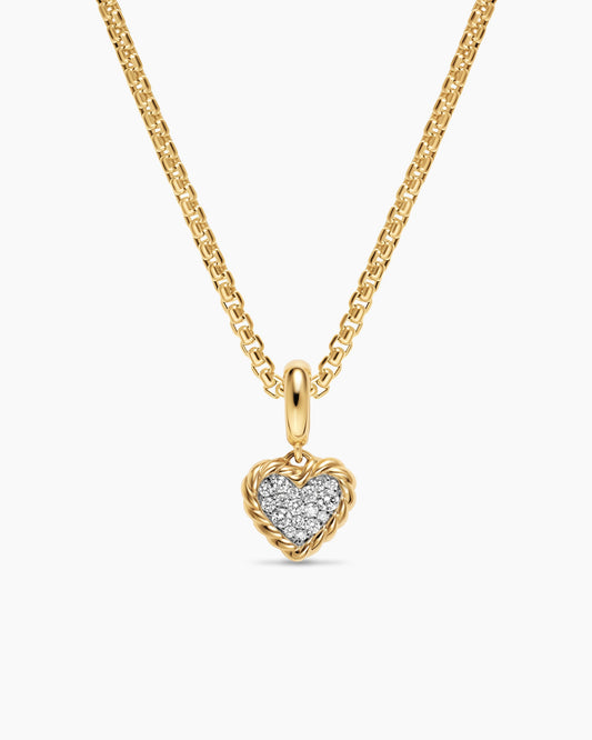 David Yurman Petite DY Elements Heart Plate Pendant David Yurman Women’s