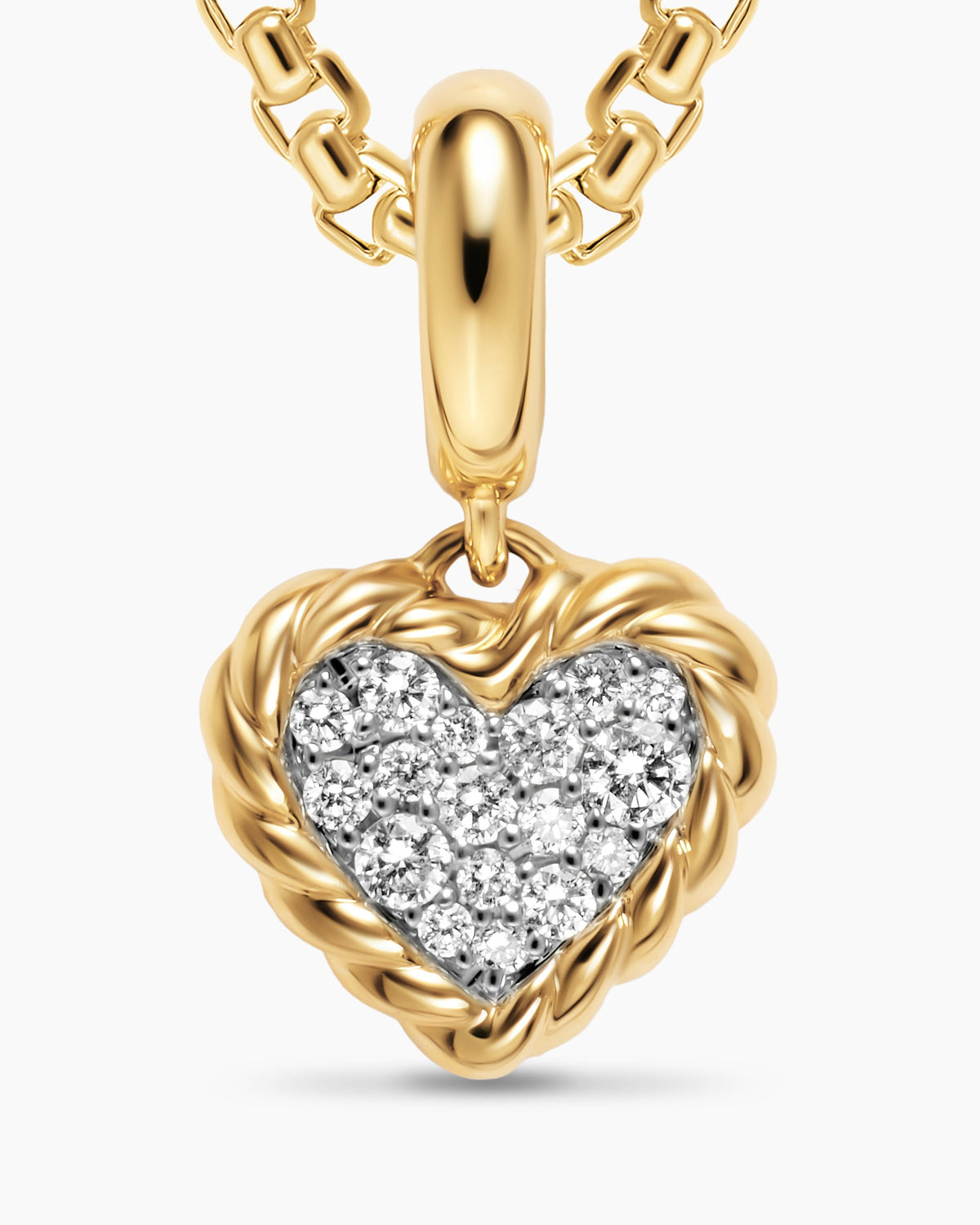 David Yurman Petite DY Elements Heart Plate Pendant David Yurman Women’s