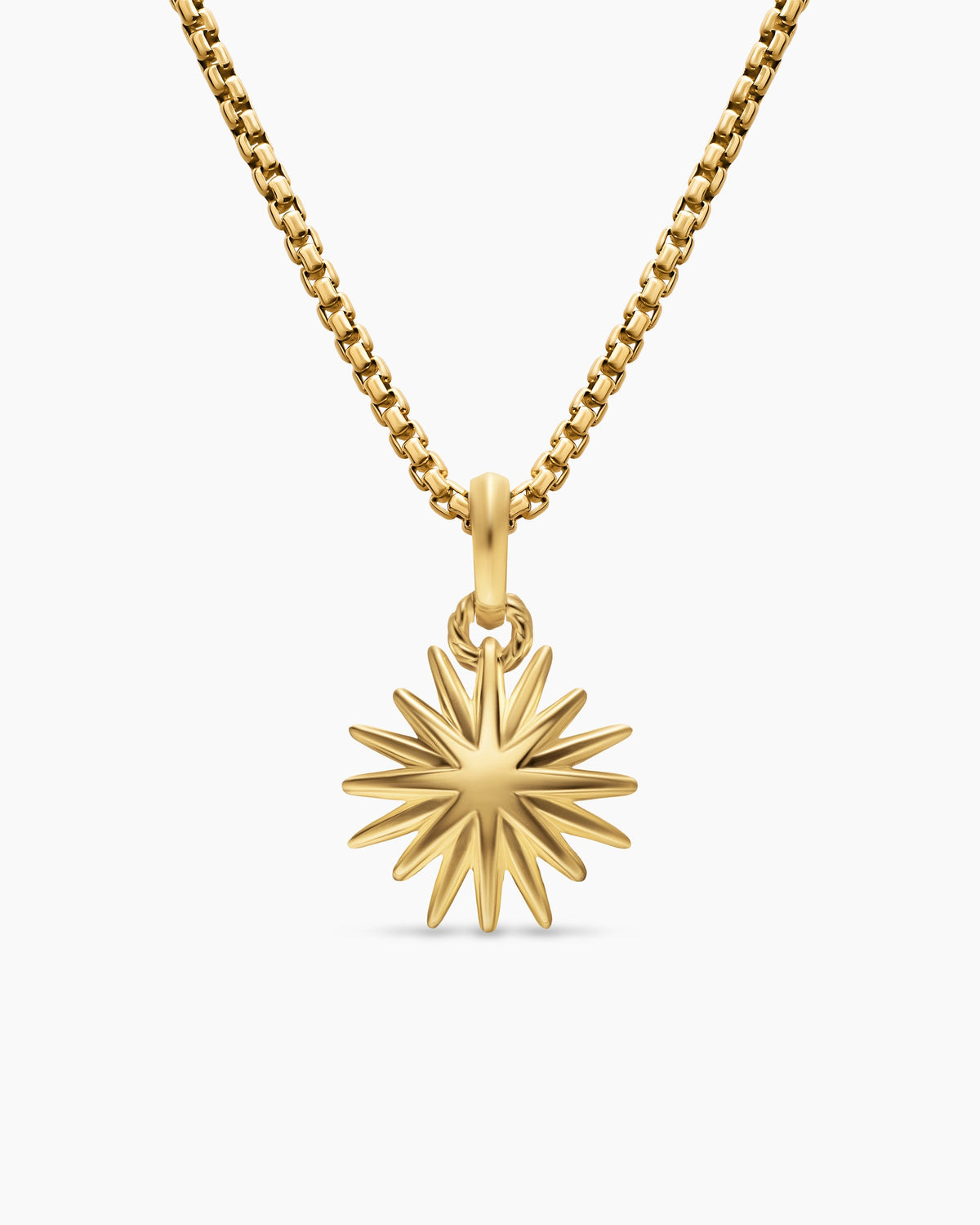 David Yurman Starburst Amulet in 18K Yellow Gold, 14mm David Yurman Women’s