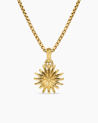 David Yurman Starburst Amulet in 18K Yellow Gold, 14mm David Yurman Women’s