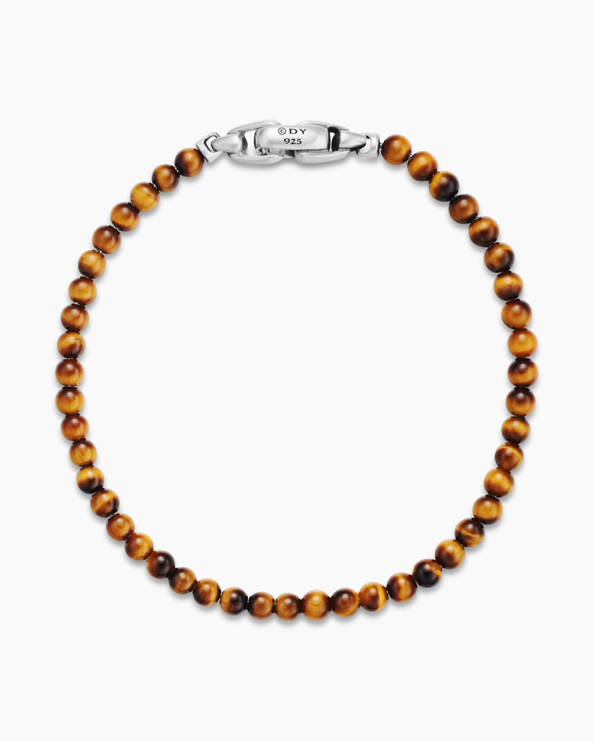David Yurman Mens Spiritual Beads Bracelet in Sterling Silver, 4mm David Yurman Men’s
