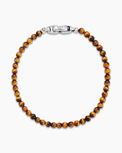 David Yurman Mens Spiritual Beads Bracelet in Sterling Silver, 4mm David Yurman Men’s