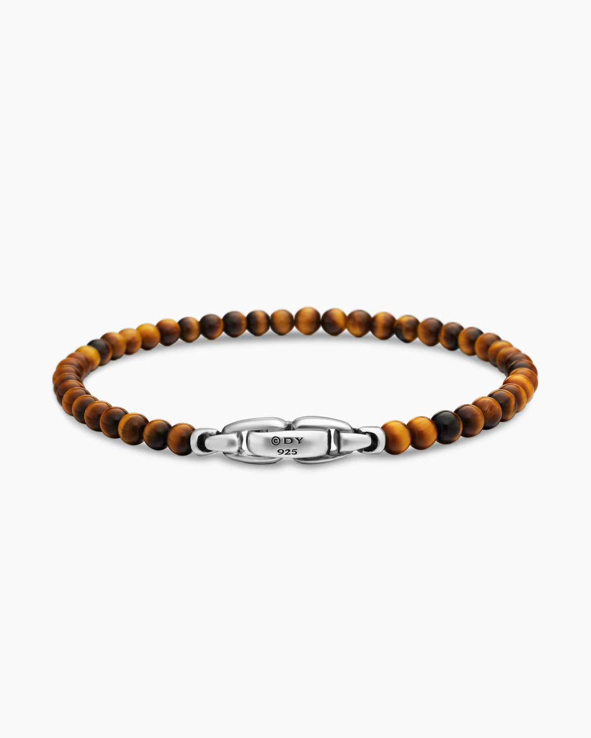 David Yurman Mens Spiritual Beads Bracelet in Sterling Silver, 4mm David Yurman Men’s