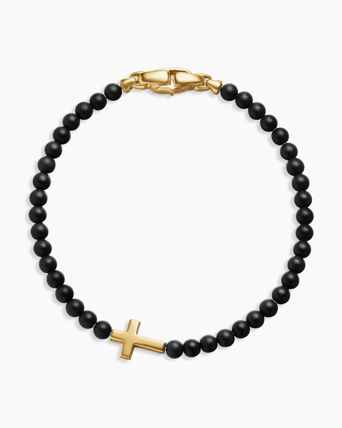 David Yurman Spiritual Beads Cross Station Bracelet David Yurman Men’s