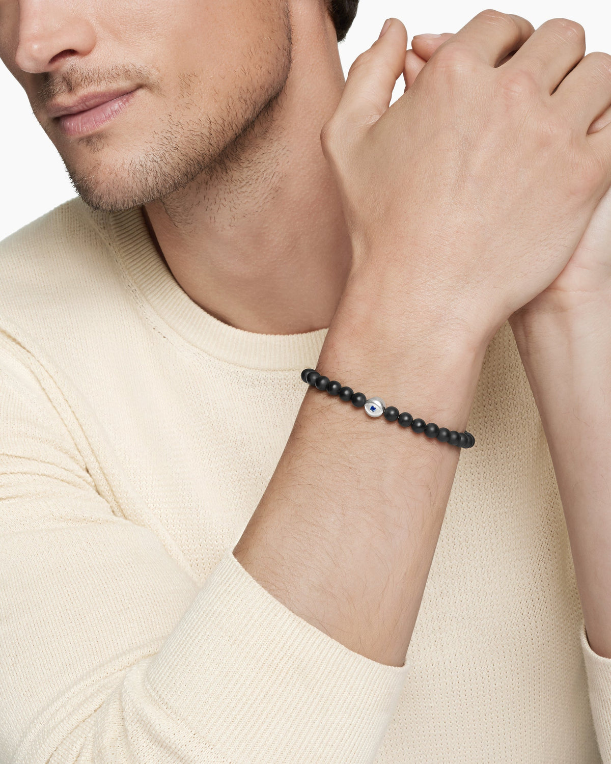 David Yurman Spiritual Beads Evil Eye Bracelet David Yurman Men’s