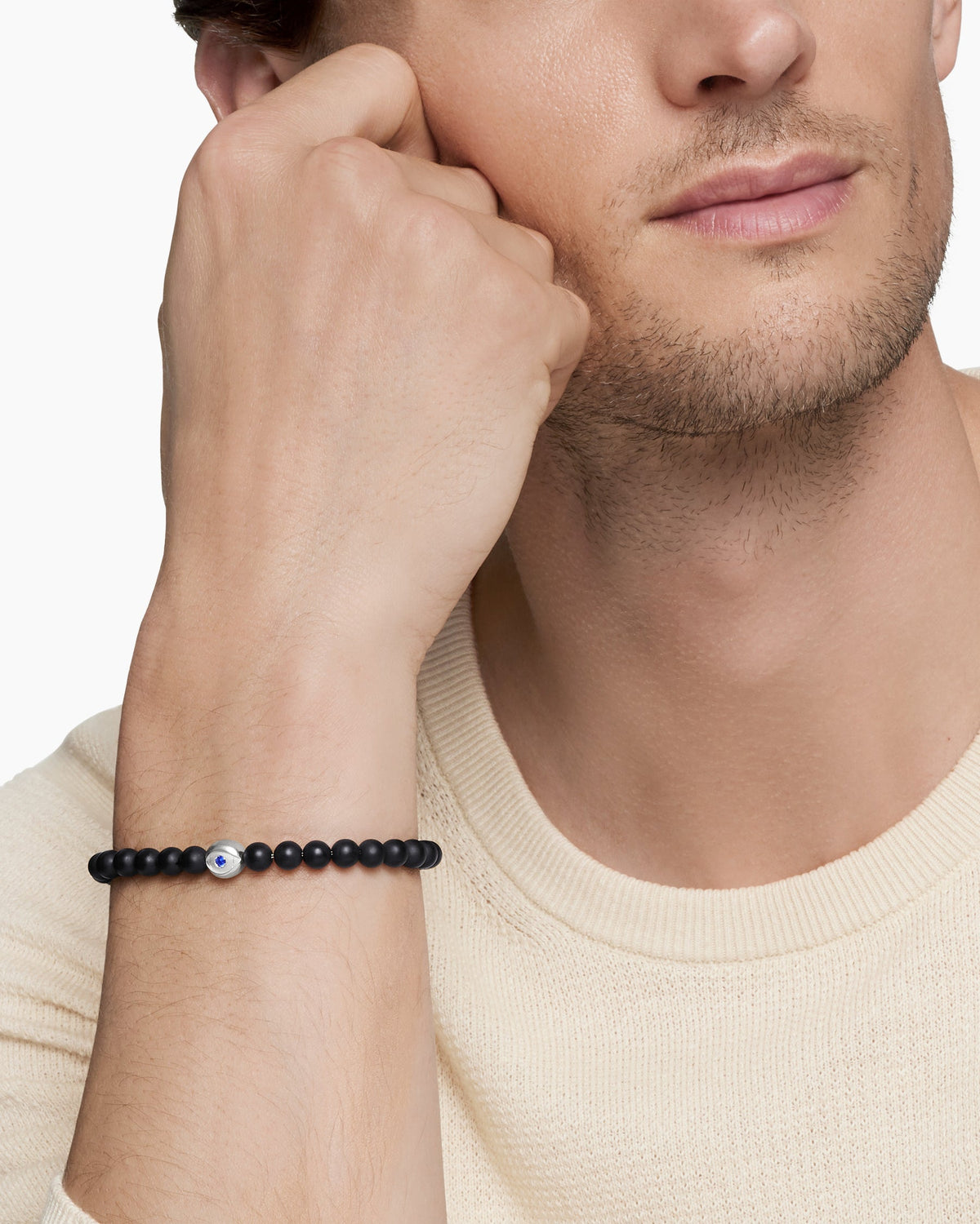 David Yurman Spiritual Beads Evil Eye Bracelet David Yurman Men’s