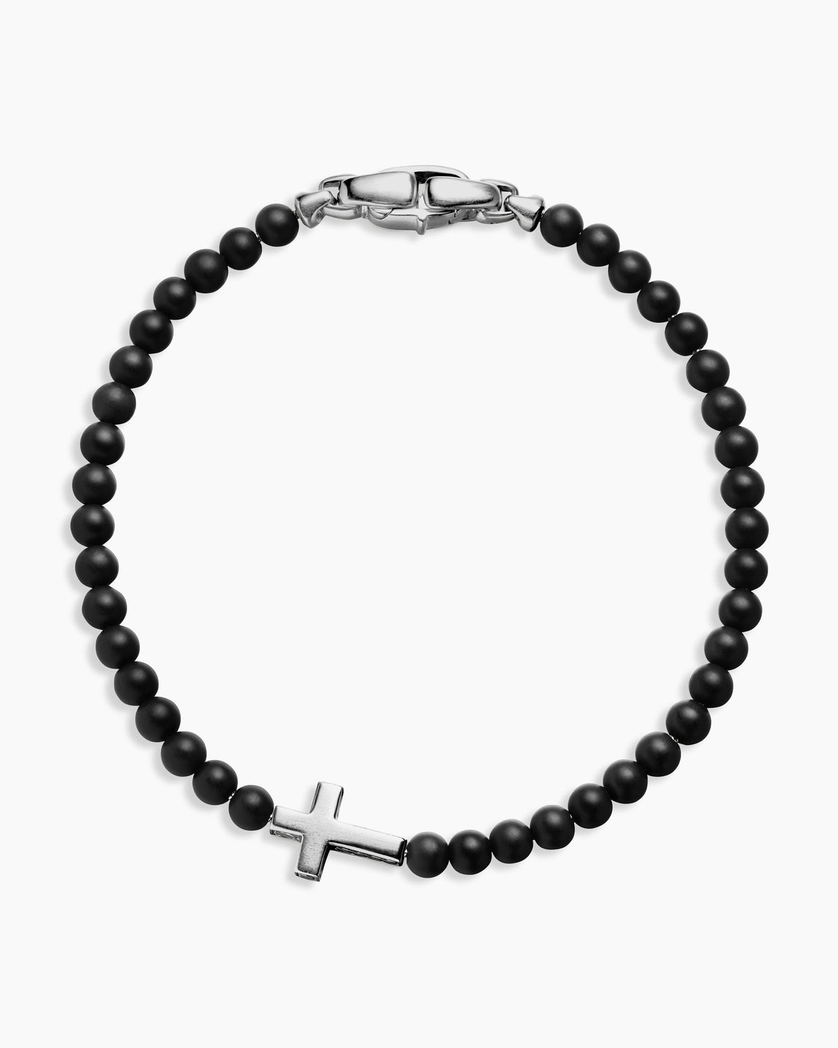 David Yurman Spiritual Beads Cross Station Bracelet David Yurman Men’s