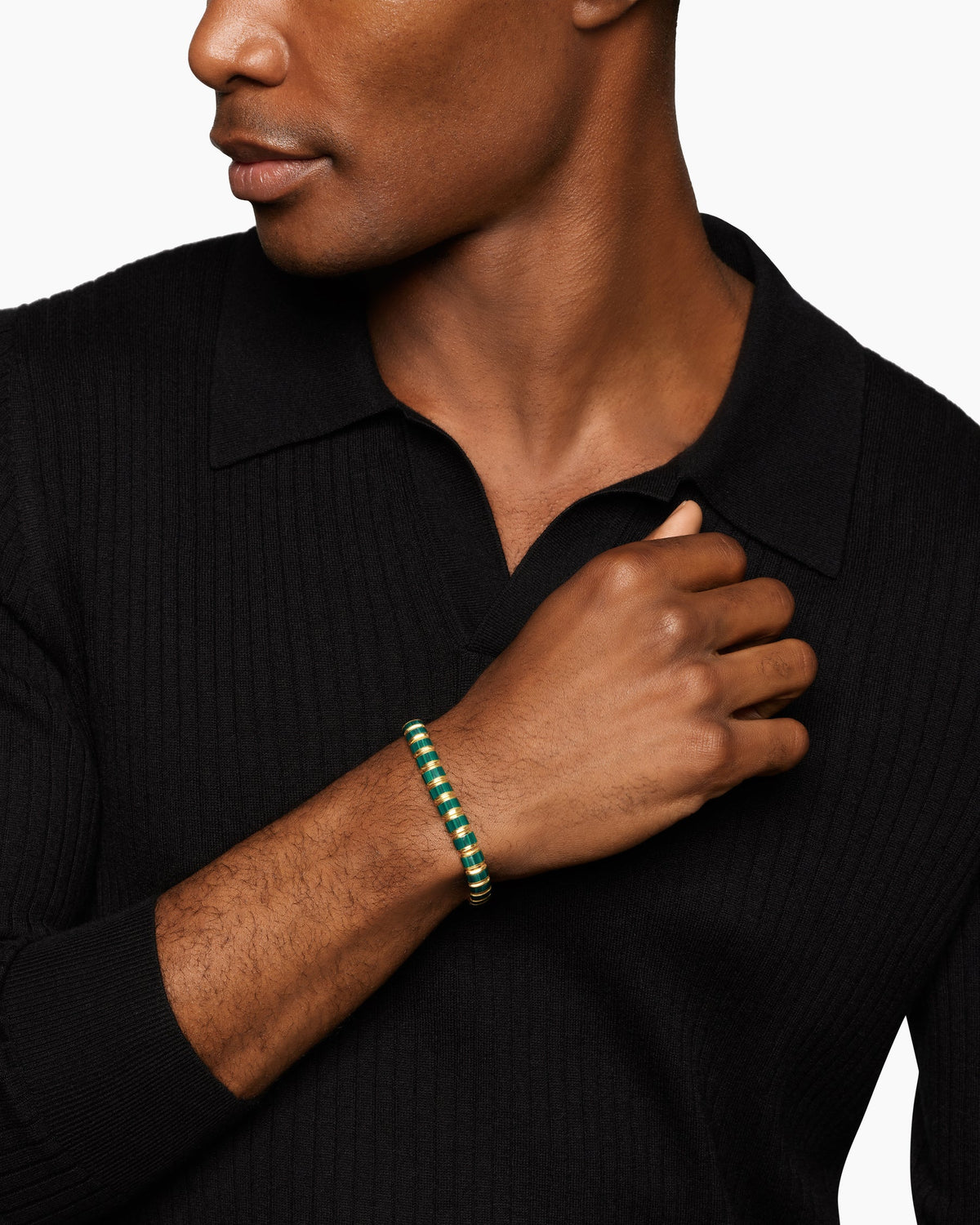 David Yurman Spiritual Beads Flat Bead Bracelet David Yurman Men’s
