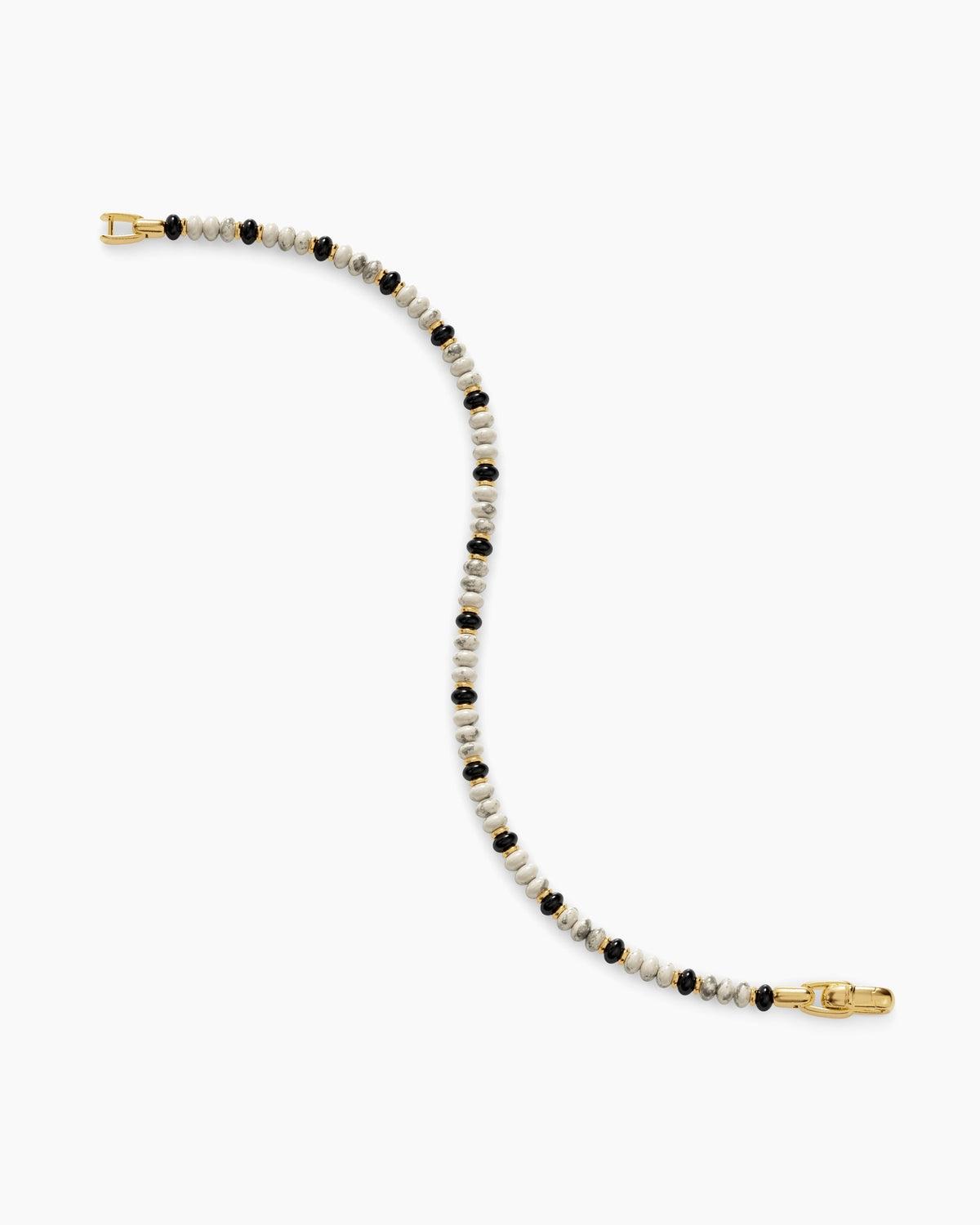 David Yurman Mens Spiritual Beads Bracelet in 18K Yellow Gold, 4mm David Yurman Men’s