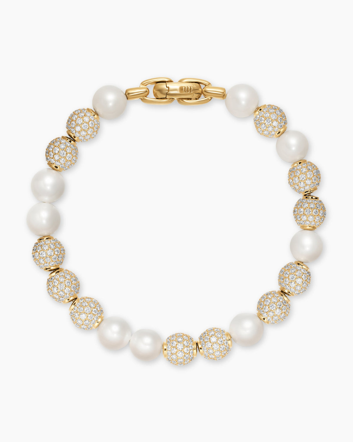 David Yurman Spiritual Beads Pearl and Pavé Bracelet David Yurman Men’s