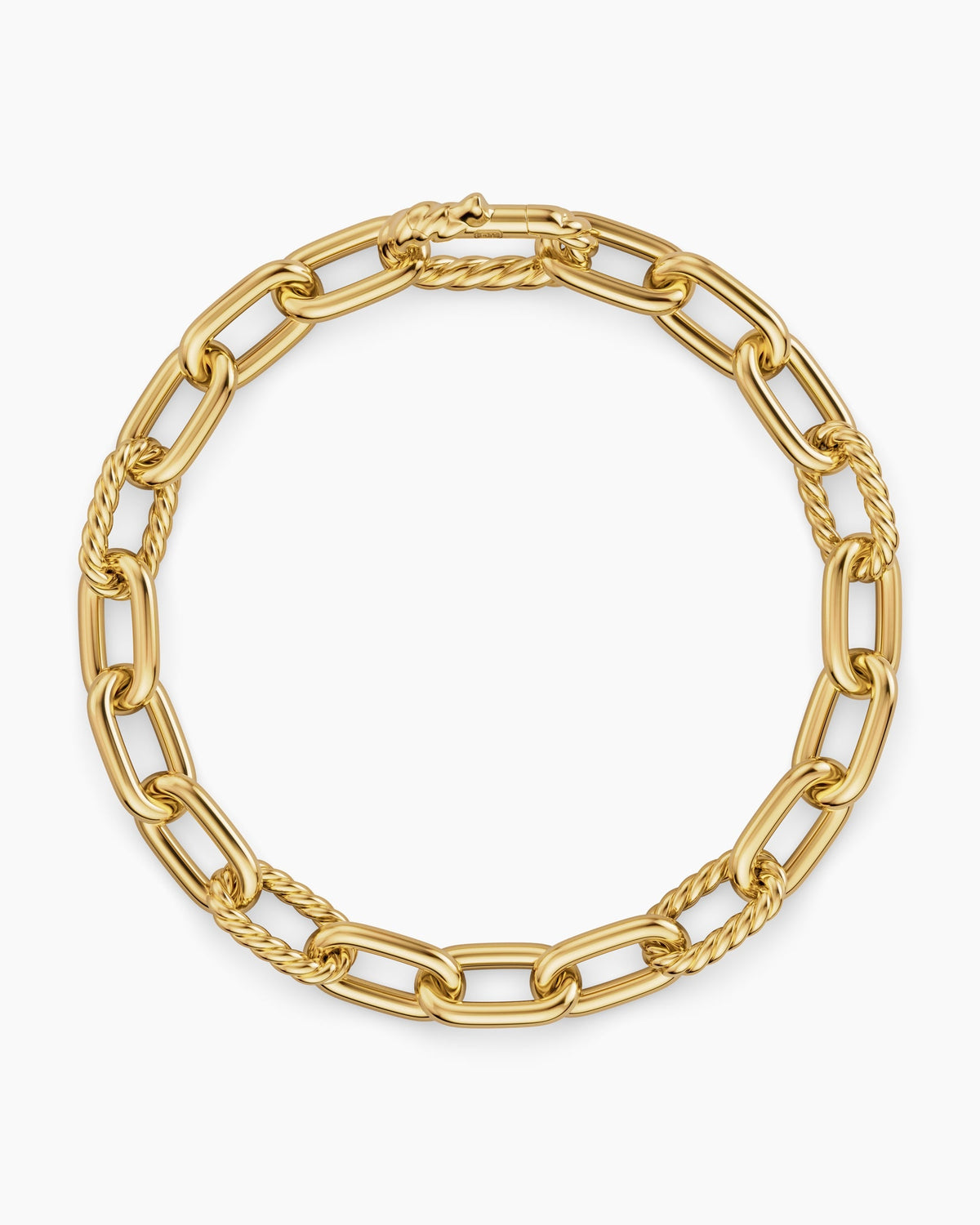 David Yurman Mens DY Madison Chain Bracelet in 18K Yellow Gold, 8.5mm David Yurman Men’s