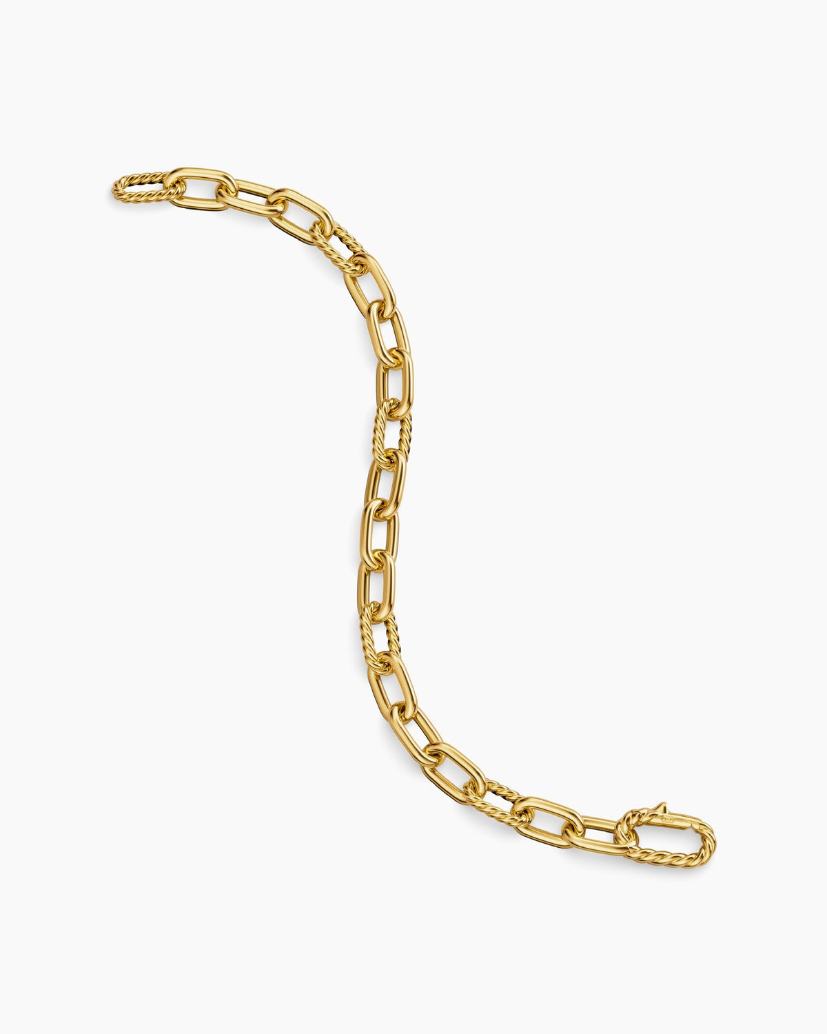 David Yurman Mens DY Madison Chain Bracelet in 18K Yellow Gold, 8.5mm David Yurman Men’s