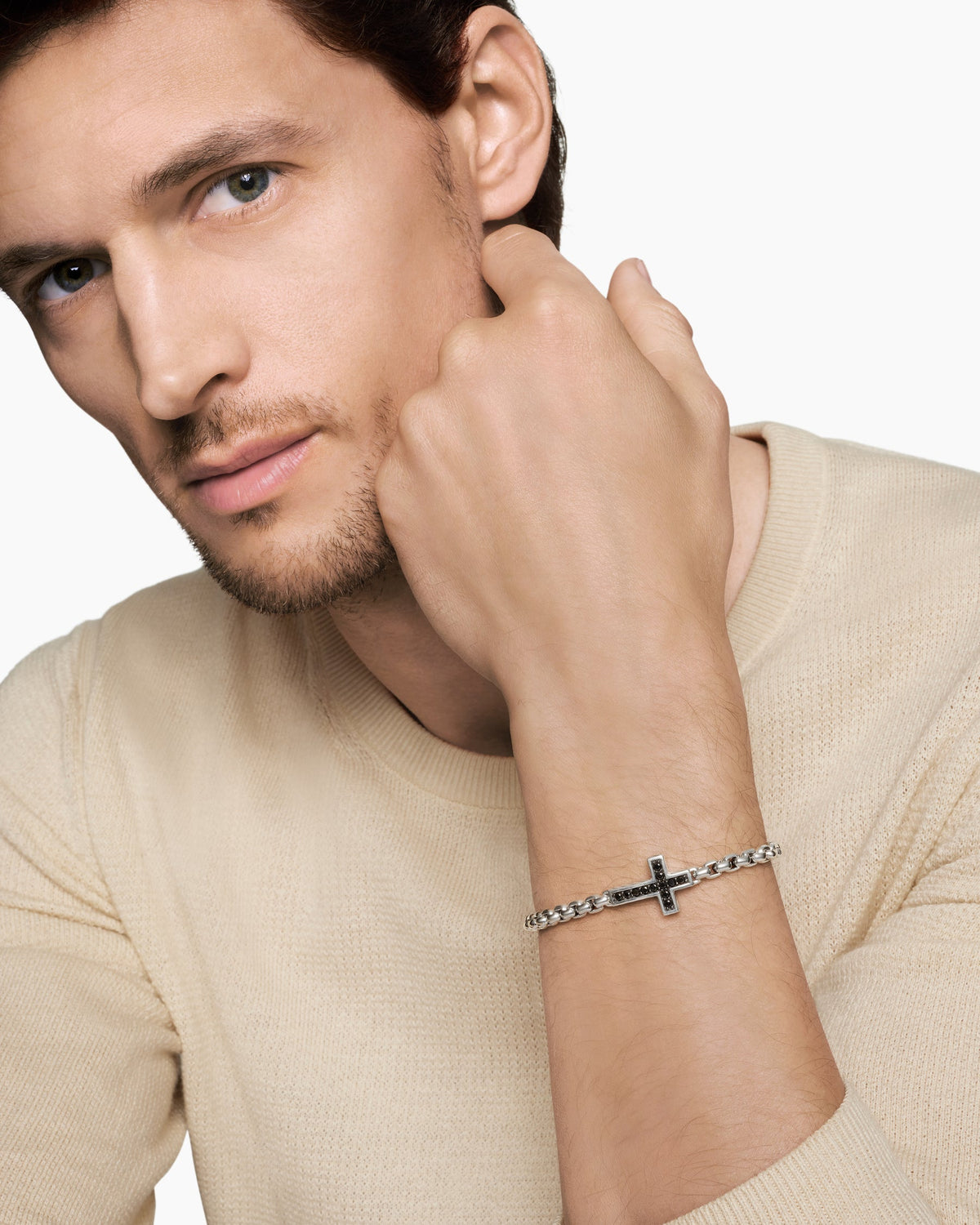 David Yurman Cross Station Bracelet David Yurman Men’s
