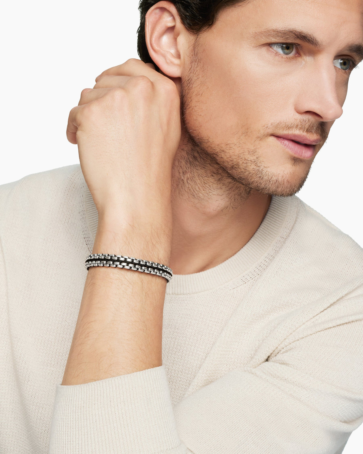 David Yurman Woven Box Chain Bracelet David Yurman Men’s