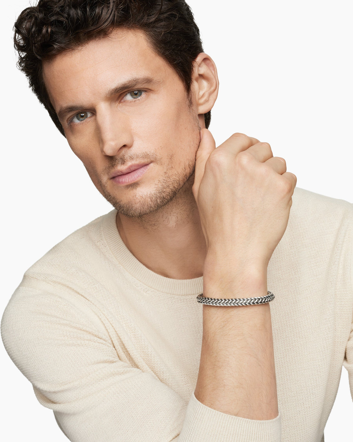 David Yurman Chevron Station Bracelet David Yurman Men’s