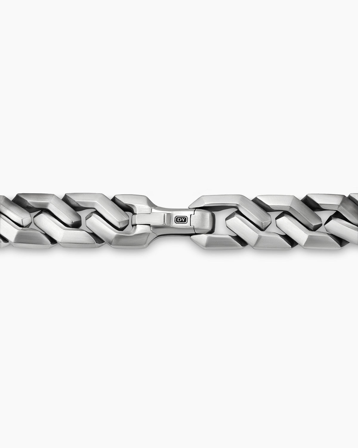 David Yurman Men's Curb Chain Angular Link Bracelet in Sterling Silver, 11mm David Yurman Men’s
