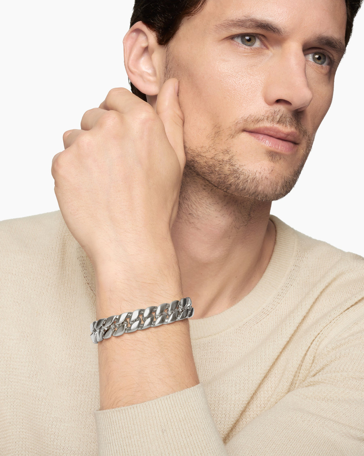 David Yurman Curb Chain Bracelet David Yurman Men’s