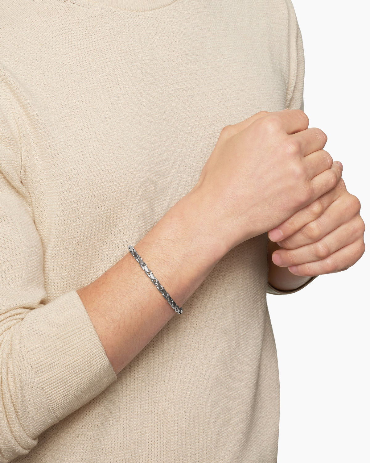 David Yurman Fluted Chain Bracelet David Yurman Men’s