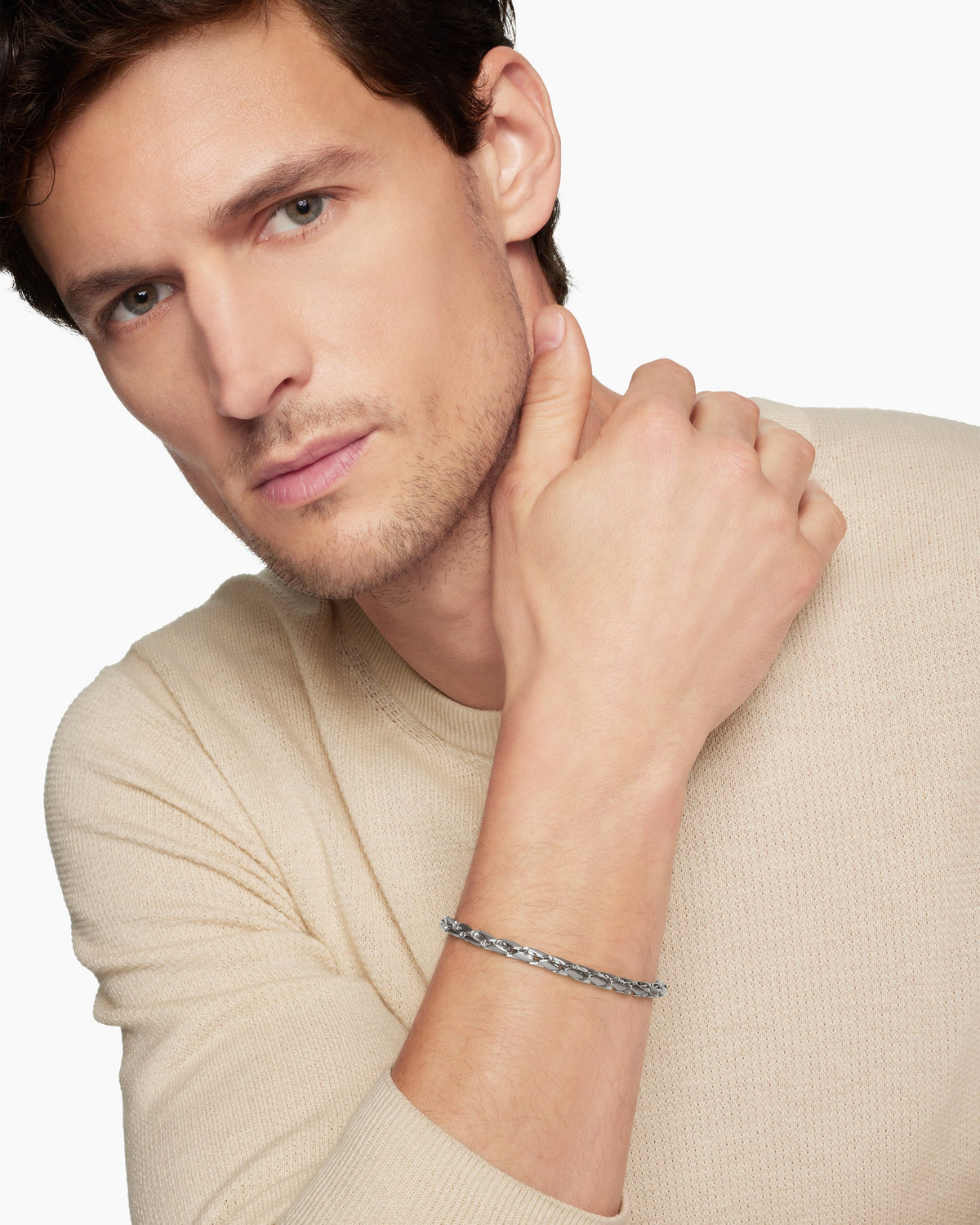 David Yurman Fluted Chain Bracelet David Yurman Men’s