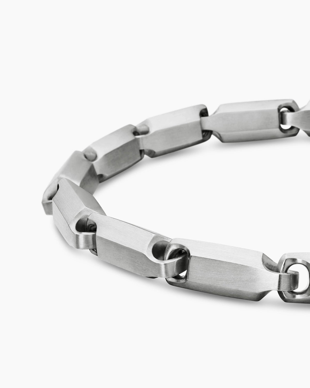 David Yurman Mens Streamline Link Bracelet in Sterling Silver, 6mm David Yurman Men’s
