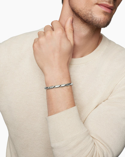 David Yurman Mens Streamline Link Bracelet in Sterling Silver, 6mm David Yurman Men’s