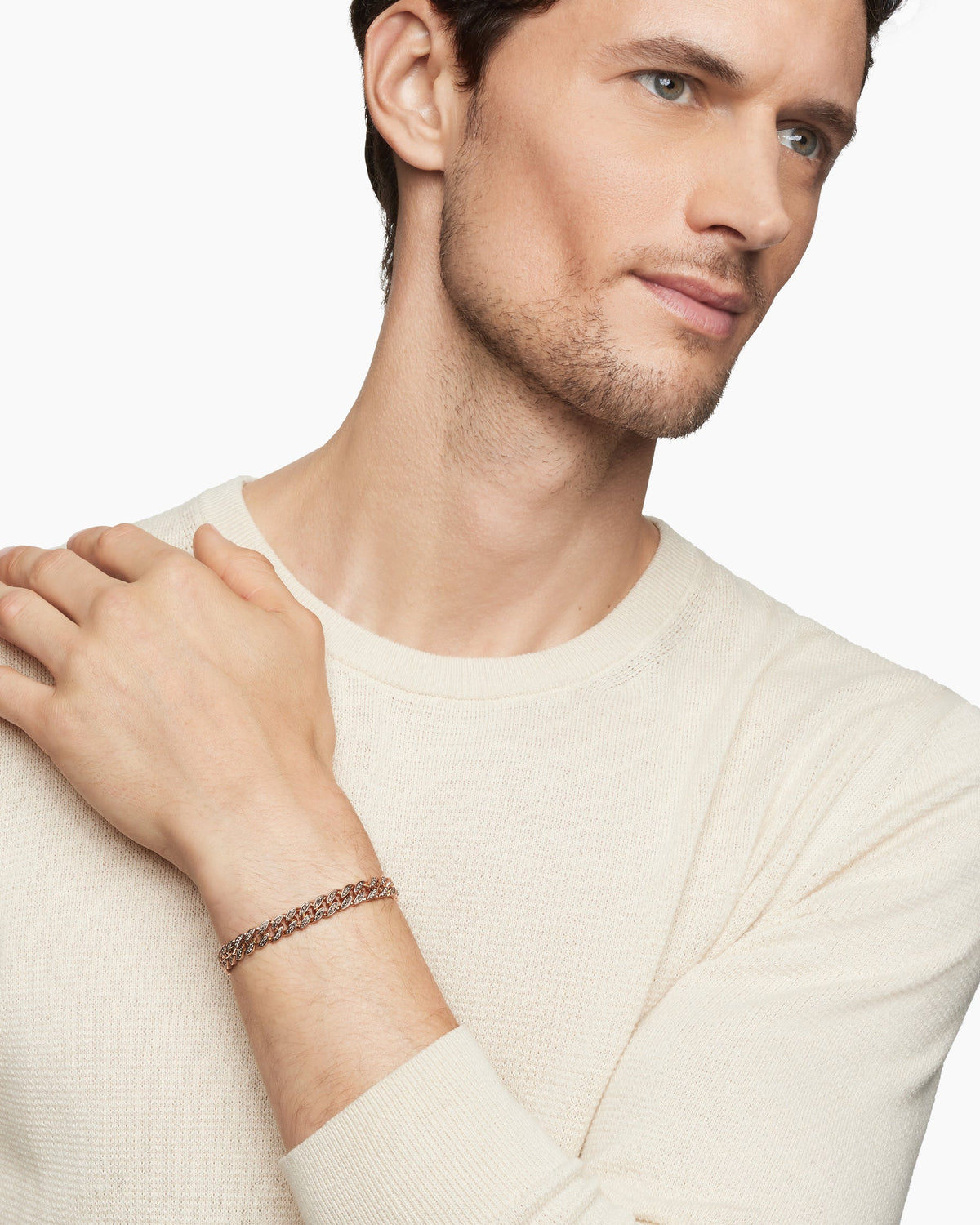 David Yurman Curb Chain Bracelet David Yurman Men’s