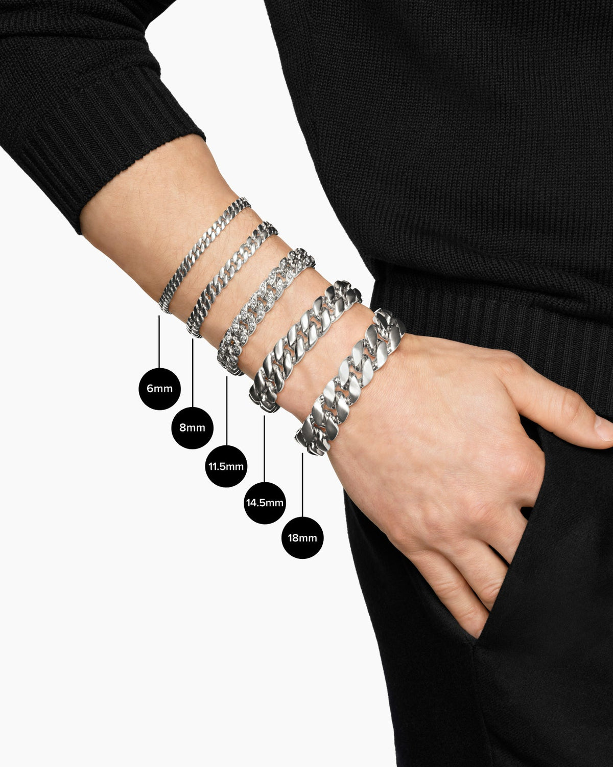 David Yurman Curb Chain Bracelet David Yurman Men’s