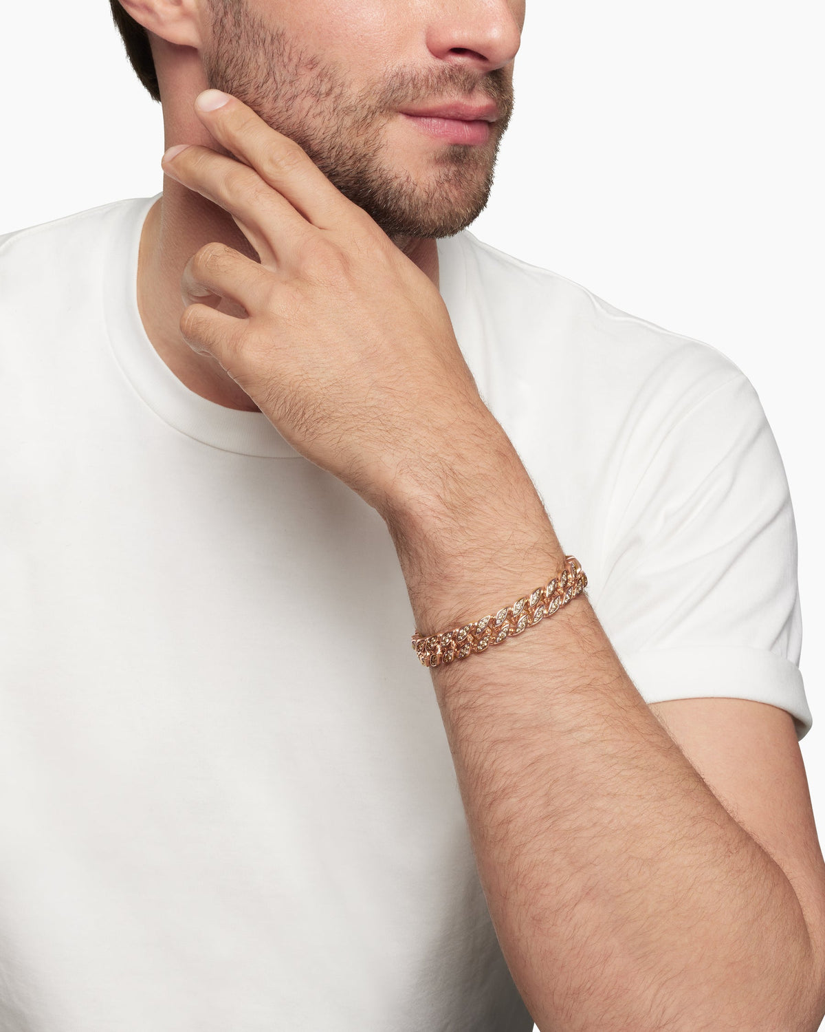 David Yurman Curb Chain Bracelet David Yurman Men’s