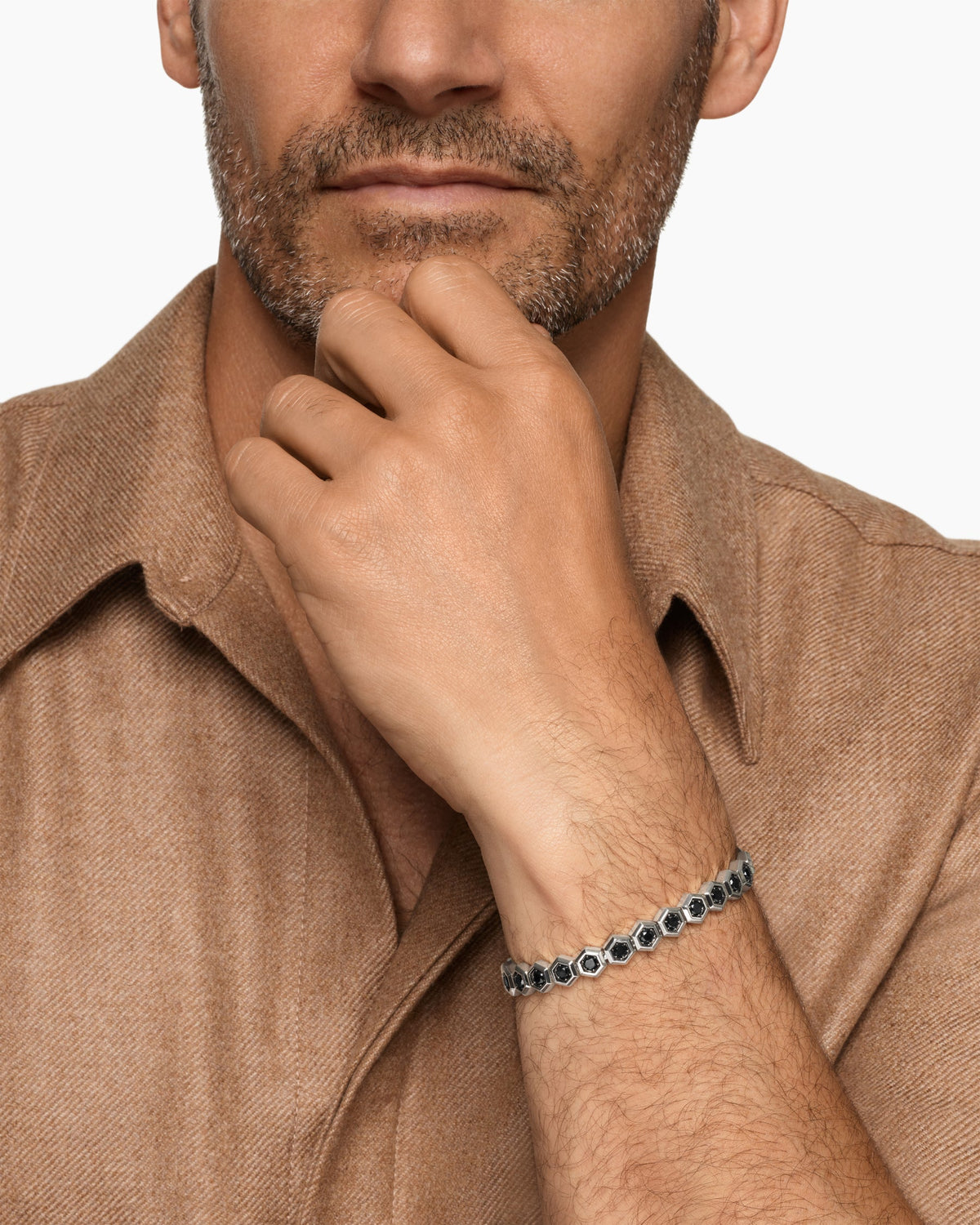 David Yurman Hex Pavé Tennis Bracelet David Yurman Men’s