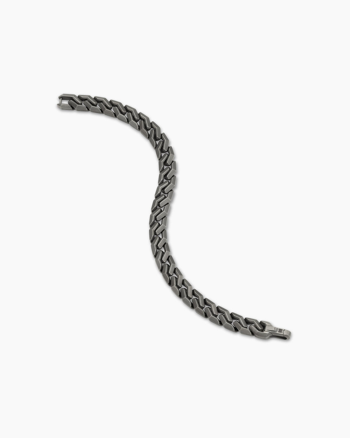 David Yurman Men's Angular Curb Chain Bracelet in Anthracite Titanium, 8.7mm David Yurman Men’s