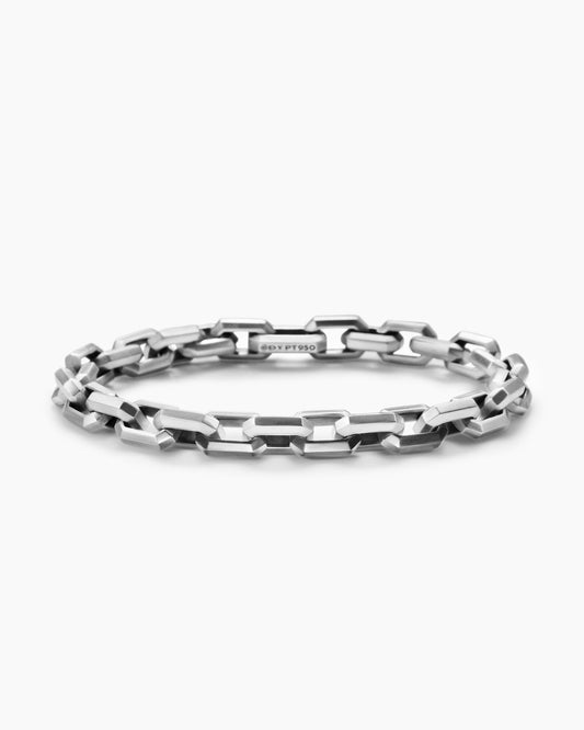 David Yurman Mens Streamline® Heirloom Chain Link Bracelet in Platinum, 7.5mm David Yurman Men’s