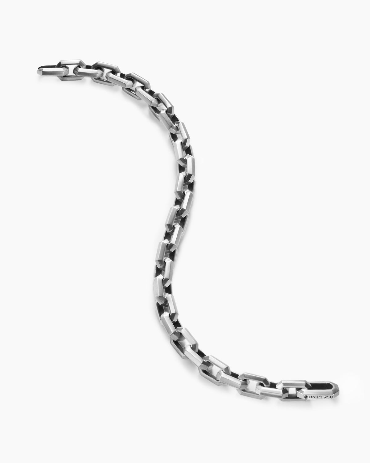 David Yurman Mens Streamline® Heirloom Chain Link Bracelet in Platinum, 7.5mm David Yurman Men’s