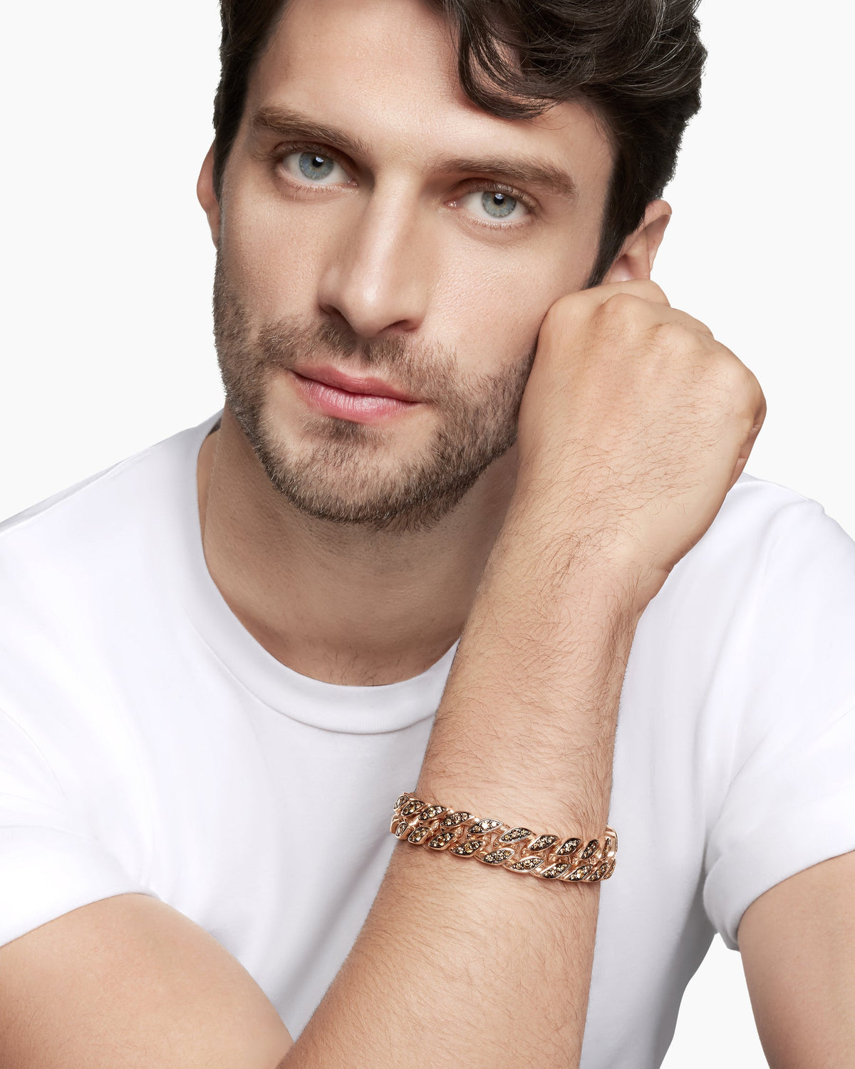 David Yurman Curb Chain Bracelet David Yurman Men’s