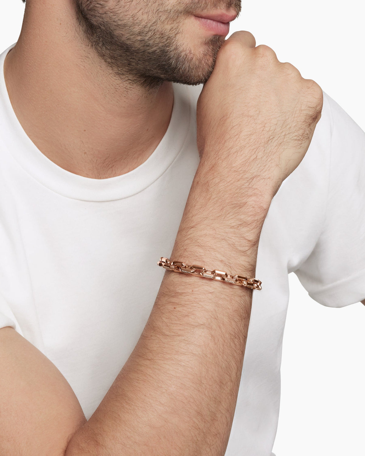 David Yurman Streamline Heirloom Chain Link Bracelet David Yurman Men’s