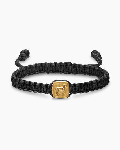 David Yurman Petrvs Horse Woven Station Bracelet David Yurman Men’s