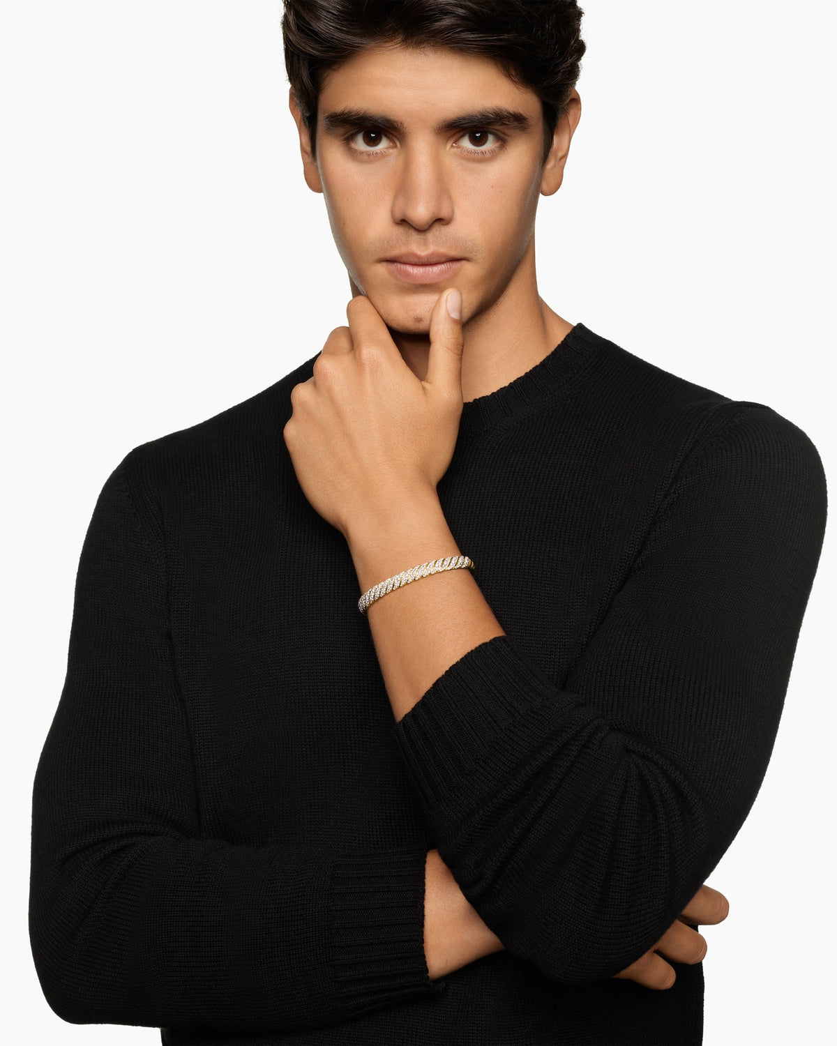 David Yurman Sculpted Cable Cuff Bracelet David Yurman Men’s