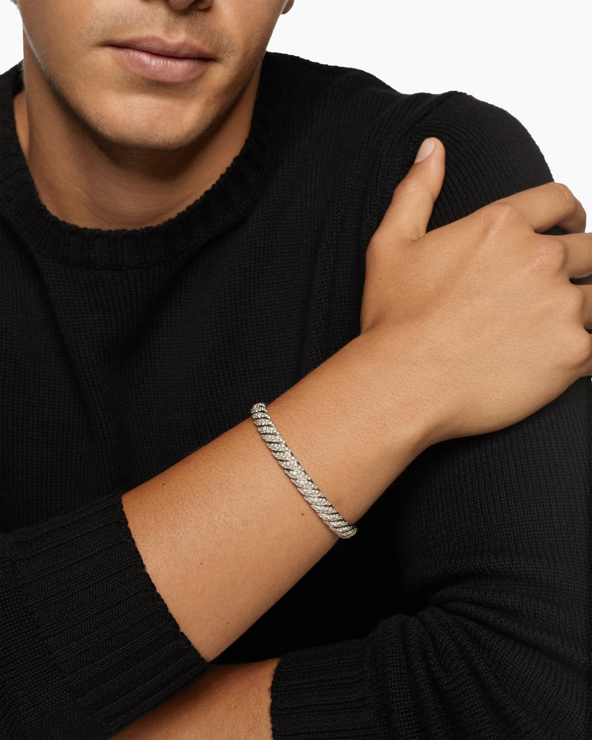David Yurman Sculpted Cable Cuff Bracelet David Yurman Men’s