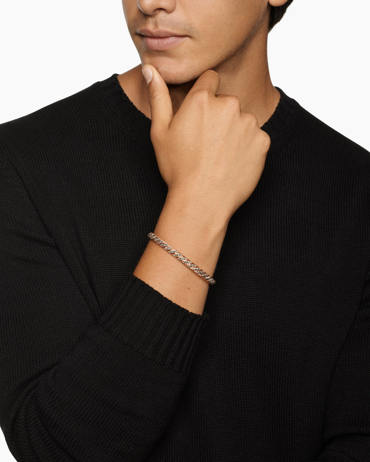 David Yurman Sculpted Cable Cuff Bracelet David Yurman Men’s