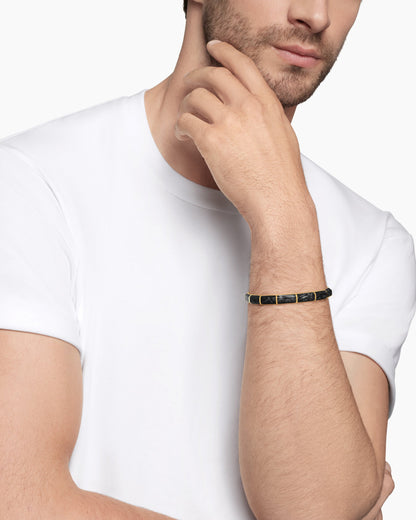 David Yurman Forged Carbon Faceted Cuff Bracelet David Yurman Men’s