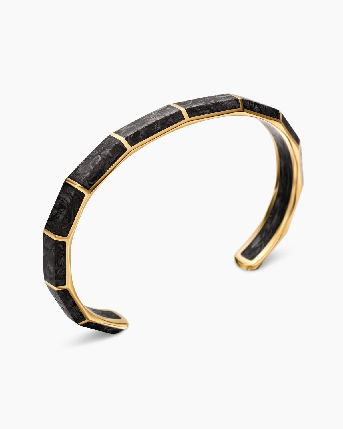 David Yurman Forged Carbon Faceted Cuff Bracelet David Yurman Men’s
