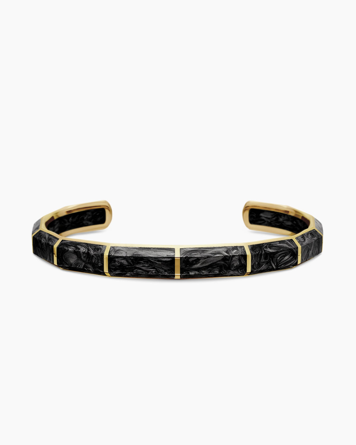 David Yurman Forged Carbon Faceted Cuff Bracelet David Yurman Men’s