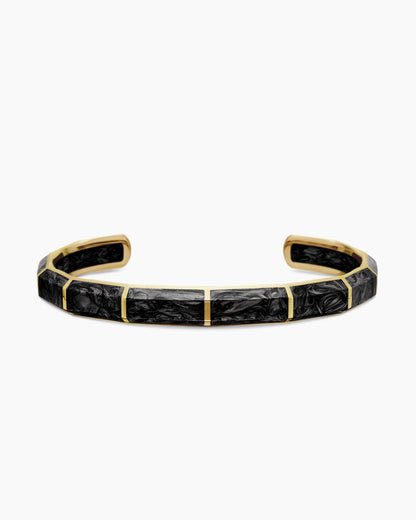 David Yurman Forged Carbon Faceted Cuff Bracelet David Yurman Men’s