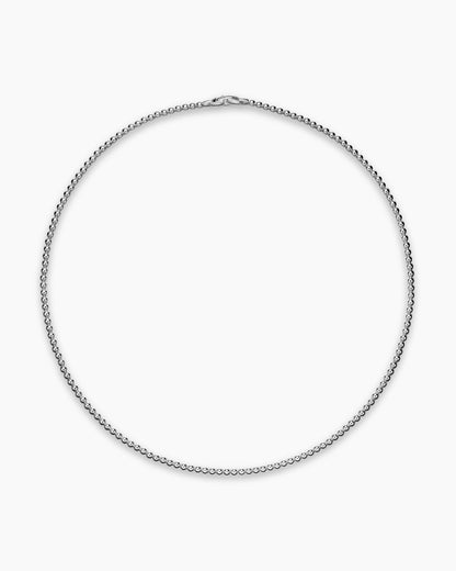 David Yurman Mens Spiritual Beads Metal Bead Necklace in Sterling Silver, 4mm David Yurman Men’s