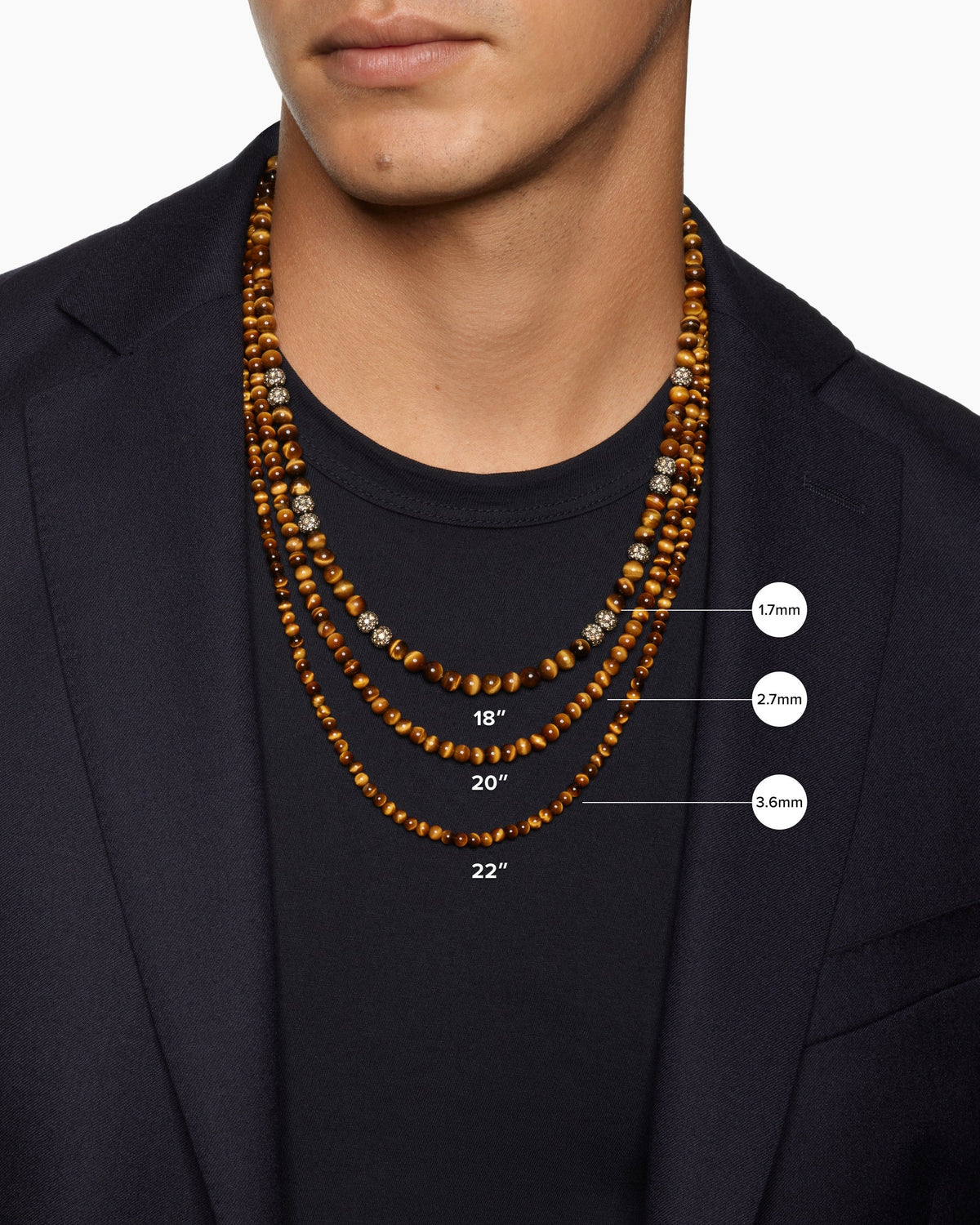 David Yurman Spiritual Beads Necklace David Yurman Men’s