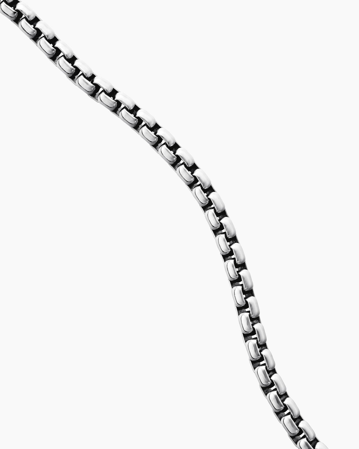 David Yurman Mens Cross Station Necklace in Sterling Silver, 3.4mm David Yurman Men’s