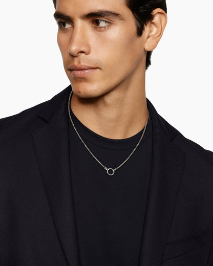 David Yurman Smooth Amulet Box Chain Necklace David Yurman Men’s