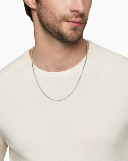 David Yurman Box Chain Necklace David Yurman Men’s