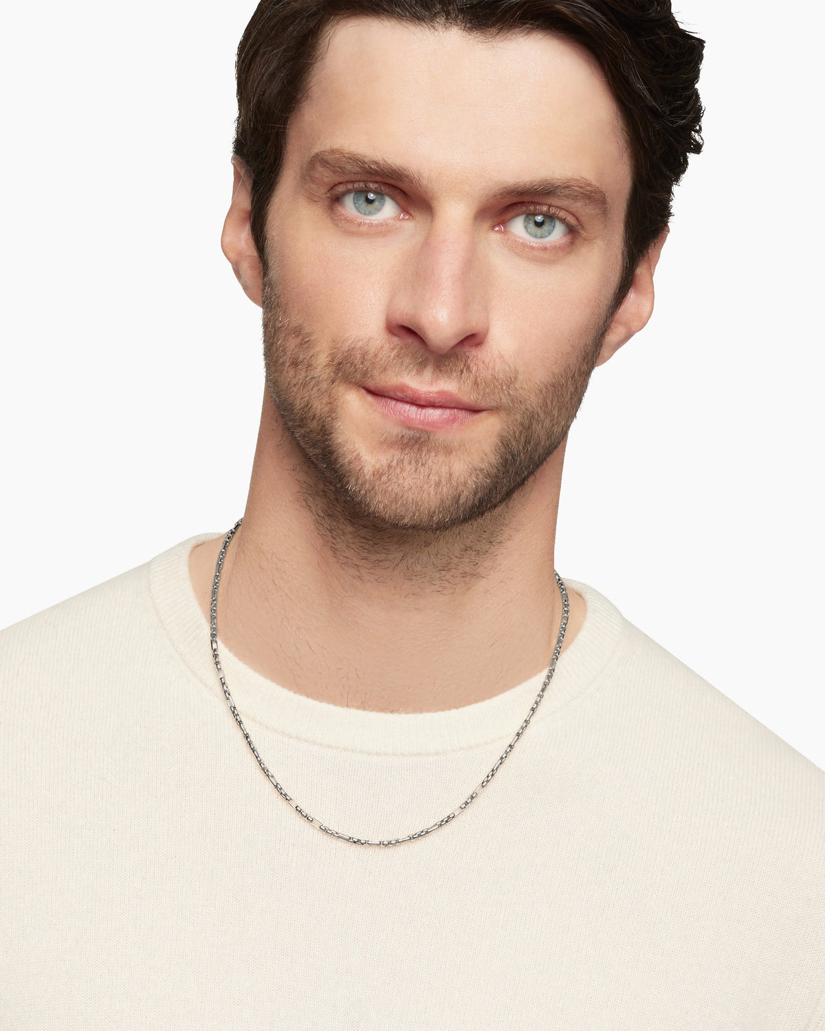 David Yurman Open Station Box Chain Necklace David Yurman Men’s